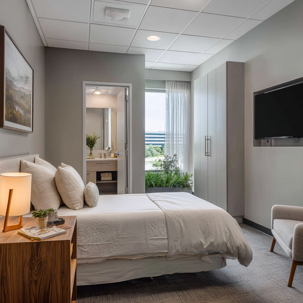 Private rooms at RUY Helpline in Jackson, Tennessee
